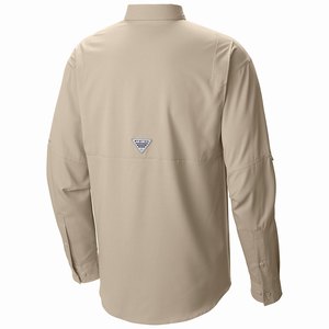 Columbia PFG Tamiami™ II Långärmad Tröja Herr Khaki (CSLQH7681)